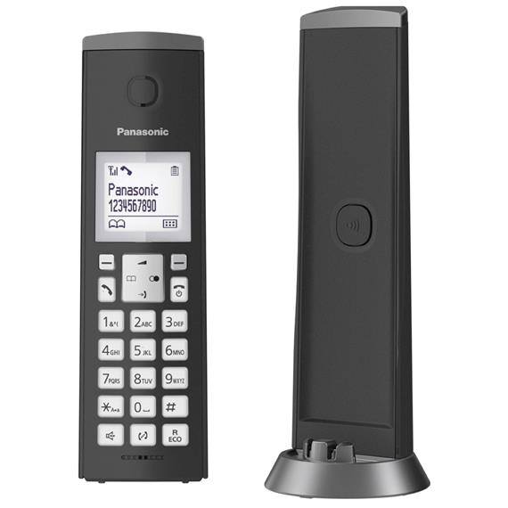 Panasonic KX-TGK210SPB Teléfono Inalámbrico Negro