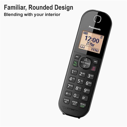 Panasonic KX-TGC410SPB Teléfono Inalámbrico DECT Negro