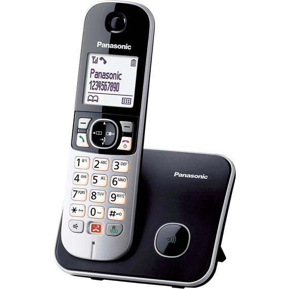 Panasonic KX-TG6851SPB Teléfono Inalámbrico Anti Spam Negro