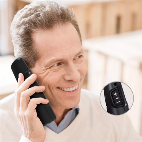 Panasonic KX-TGE250SPB Teléfono Inalámbrico para Mayores Negro