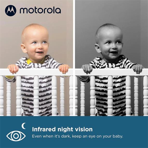 Motorola VM483 Vigilabebés con Pantalla de 2.8" y Visión Nocturna