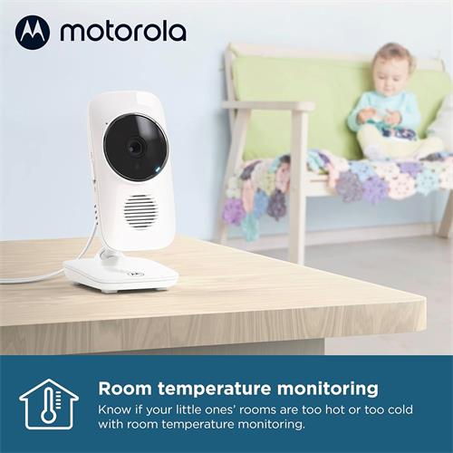 Motorola VM483 Vigilabebés con Pantalla de 2.8" y Visión Nocturna