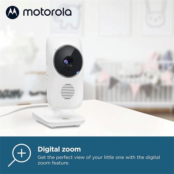 Motorola VM483 Vigilabebés con Pantalla de 2.8" y Visión Nocturna