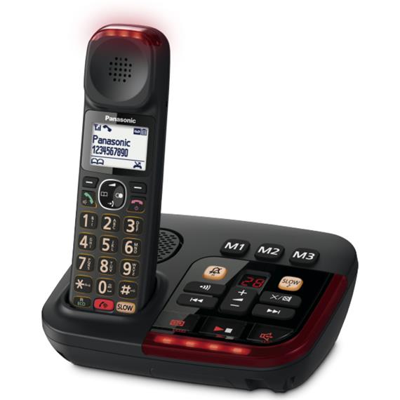 Panasonic KX-TGM420EXB Teléfono Inalámbrico Para Mayores