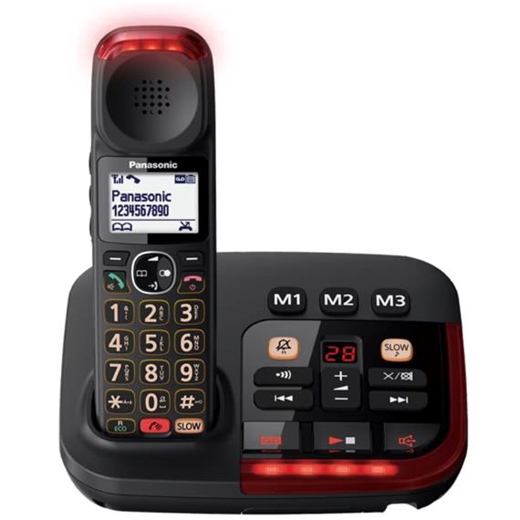 Panasonic KX-TGM420EXB Teléfono Inalámbrico Para Mayores