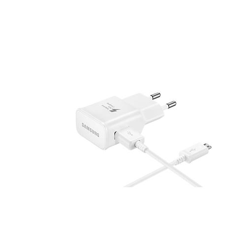 Cargador USB 15W + Cable USB a Micro Samsung EP-TA20 Blanco