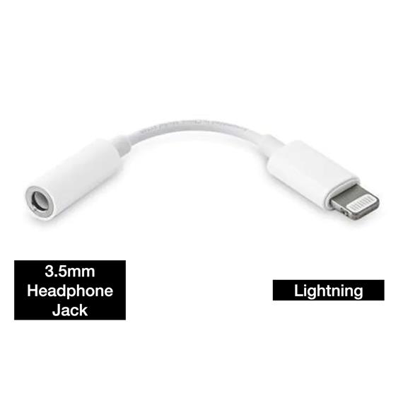 APPLE MMX62ZM/A Adaptador Lightning a jack 3.5mm