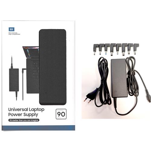 Cargador para portátil KFD 90W con 8 Clavijas compatibles