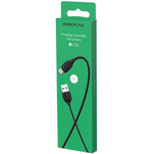 Borofone BX19 Cable Micro USB 1 Metro Negro