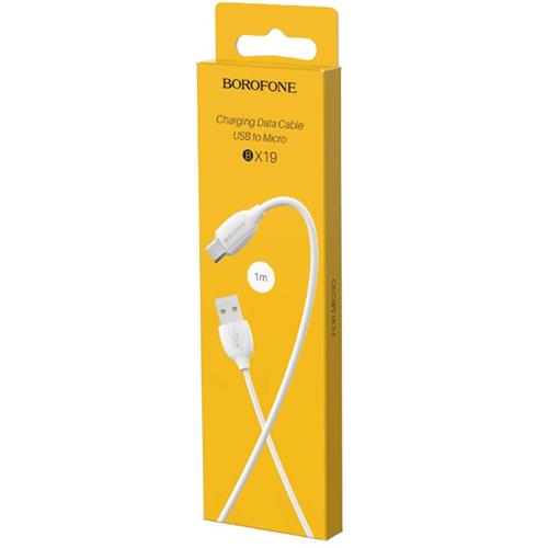 Borofone BX19 Cable Micro USB 1 Metro Blanco