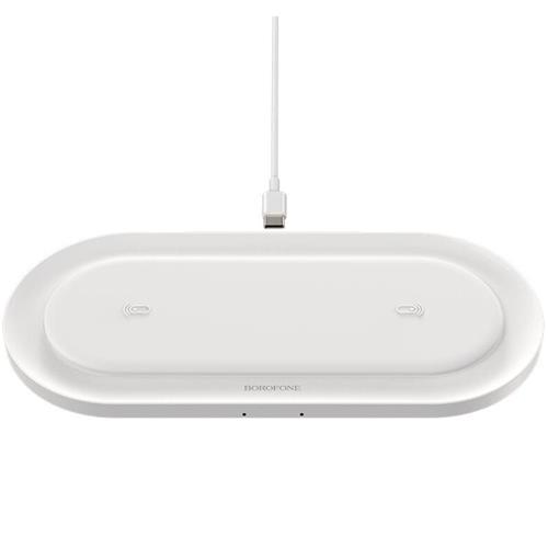 Cargador Inalámbrico10W Borofone BQ7 Blanco