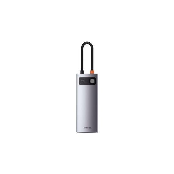Adaptador USB-C 5-1 Baseus CAHUB-CX0G 3x USB 3.0 + HDMI + USB-C PD