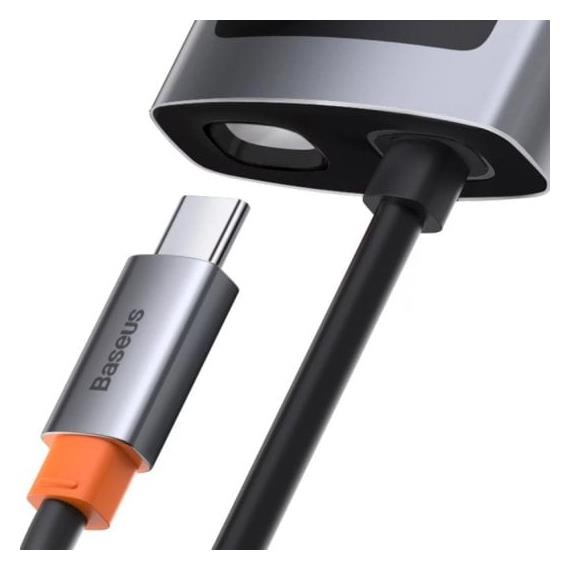 Baseus CAHUB-CU0G Hub 9-1 3x USB 3.0 + HDMI + PD + RJ45 + micro SD/SD + VGA