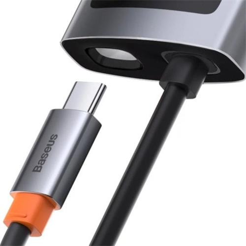 Baseus CAHUB-CU0G Hub 9-1 3x USB 3.0 + HDMI + PD + RJ45 + micro SD/SD + VGA