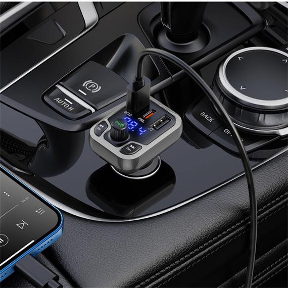 Borofone BC38 Bluetooth para coche con cargador 20w