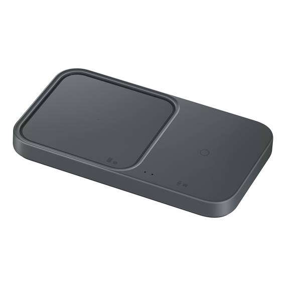 Cargador Inalámbrico 15W Samsung Duo Rápido (EP-P5400) + Cargador Gris