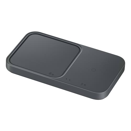 Cargador Inalámbrico 15W Samsung Duo Rápido (EP-P5400) + Cargador Gris