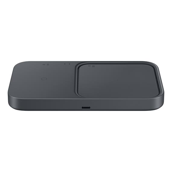 Cargador Inalámbrico 15W Samsung Duo Rápido (EP-P5400) + Cargador Gris