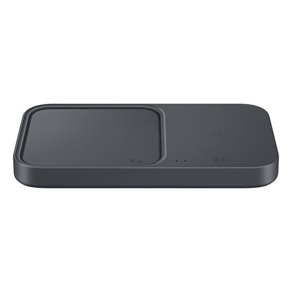 Cargador Inalámbrico 15W Samsung Duo Rápido (EP-P5400) + Cargador Gris
