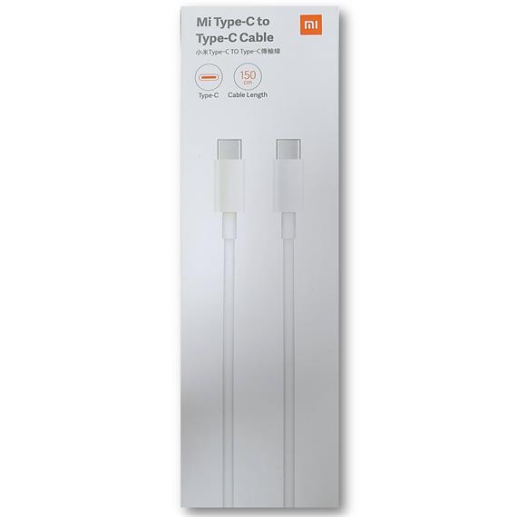 Cable USB-C a USB-C 1.5 metros Xiaomi (SJV4108GL) Blanco