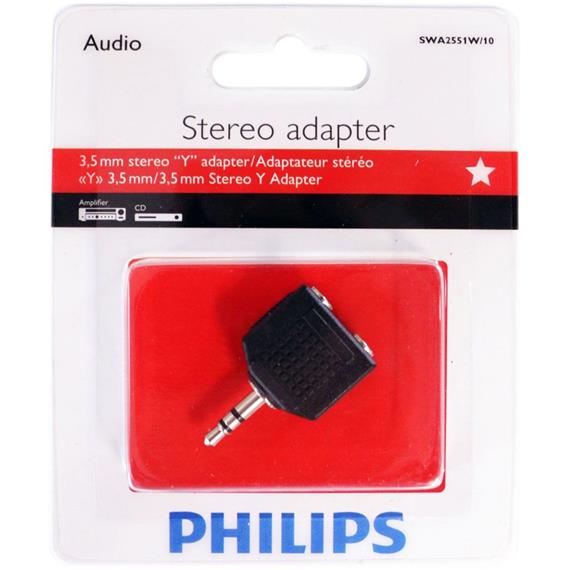 Philips SWA2551W/10 Splitter para Auriculares 3.5mm