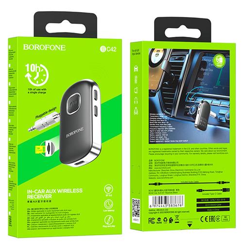 Borofone BC42 Receptor Bluetooth con conexión AUX-IN