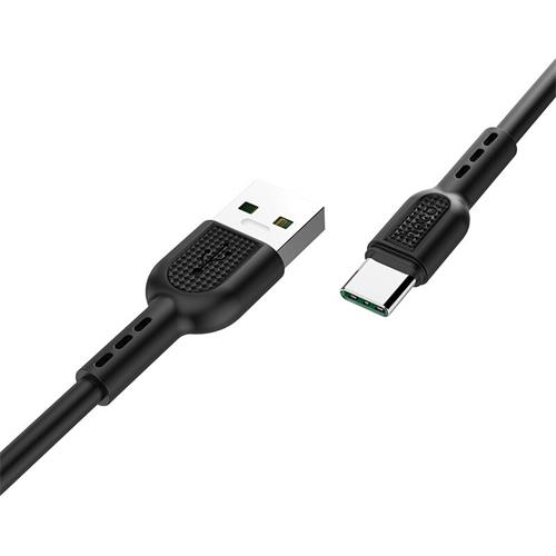Cable USB a USB-C 1 metro 5A Hoco X33 Surge Negro