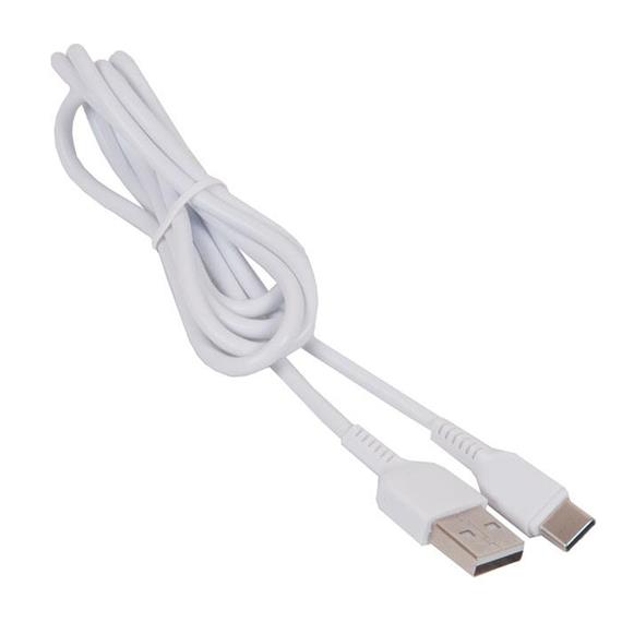 Cable USB a USB-C 1 metro Hoco X20 Flash Blanco