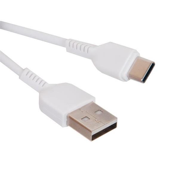 Cable USB a USB-C 1 metro Hoco X20 Flash Blanco