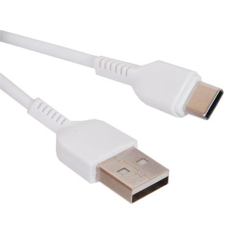 Cable USB a USB-C 1 metro Hoco X20 Flash Blanco