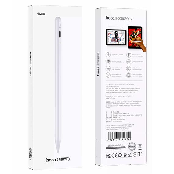 Pencil Hoco GM102 Pencil para iPad Recargable USB-C