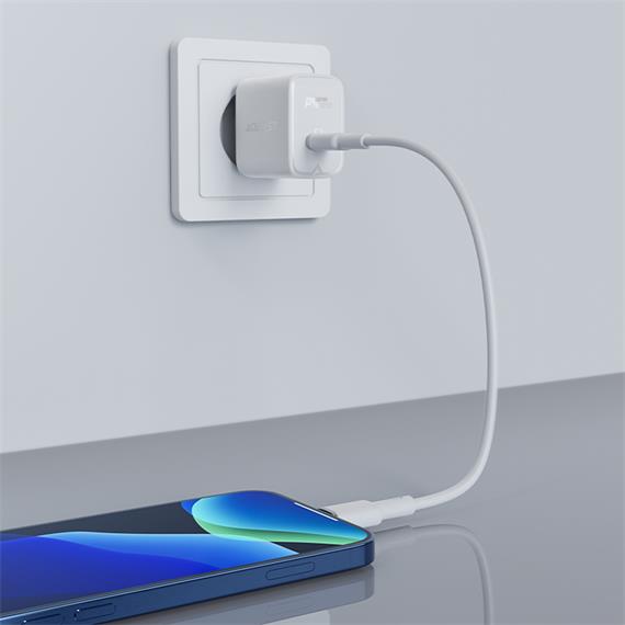 Acefast A21 Cargador 30W USB-C Blanco