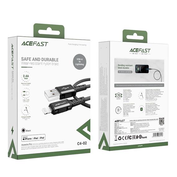 Acefast C4-02 Cable USB a Lightning 1.8 metros Reforzado