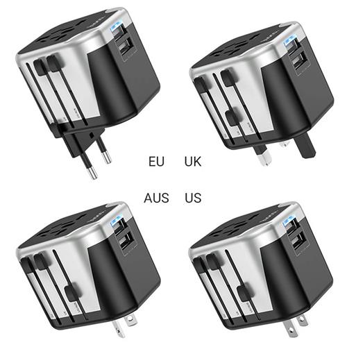 Hoco AC5 Adaptador 2.4 Amp y Conversor de Viaje 2-1