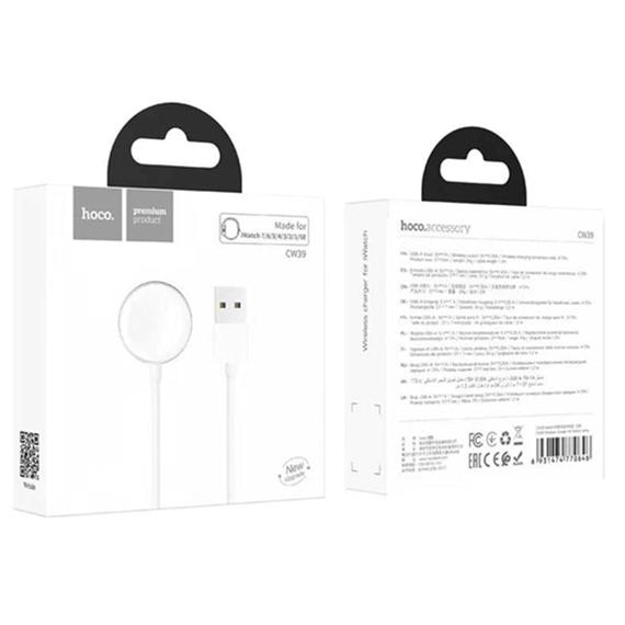 Cargador Inalámbrico para Apple Watch USB-C 15W Hoco CW39
