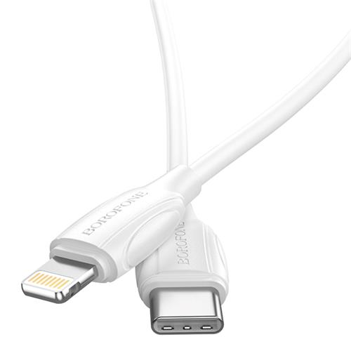 Cable USB-C a Lightning 3 metros 20W / 3Amp Borofone BX19 Blanco