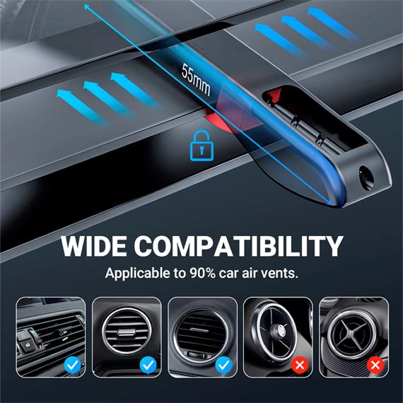 Acefast D5 Soporte para coche con doble ajuste