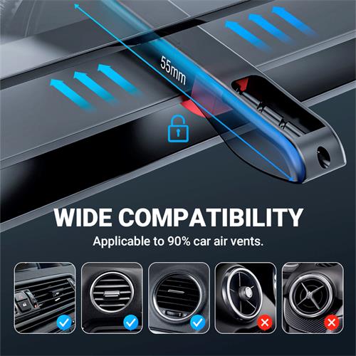 Acefast D5 Soporte para coche con doble ajuste