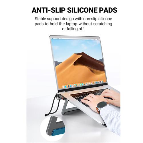 Acefast E5 Plus Soporte para portátil con HUB USB-C, HDMI y RJ45