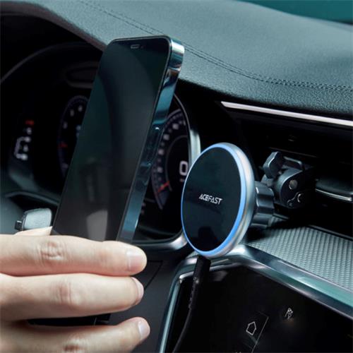 Cargador Inalámbrico coche 15W Acefast D3 Soporte Magnético