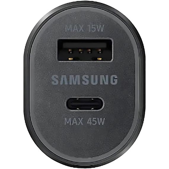 Cargador Coche USB y USB-C- 45W+15W+ Cable USB-C a USB-C Samsung (EP-L5300XB)