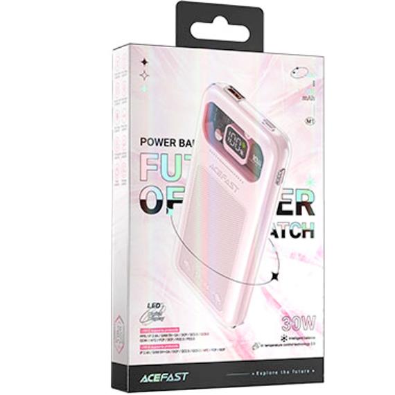 Powerbank 10.000 mAh 30W Acefast M1 Fast Charging Cherry Blossom