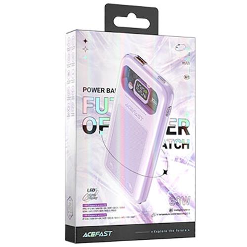 Powerbank 10.000 mAh 30W Acefast M1 Fast Charging Alfalfa Purple