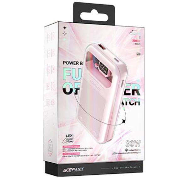 Powerbank 20.000 mAh 30W Acefast M2 Fast Charging Cherry Blossom