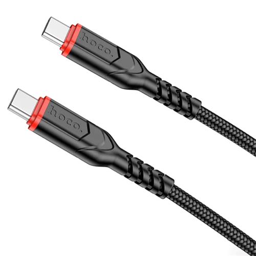 Cable USB-C a USB-C 2 metros 60W Hoco X59 Victory Negro