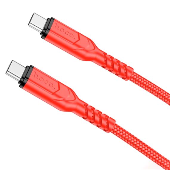 Cable USB-C a USB-C 2 metros 60W Hoco X59 Victory Rojo