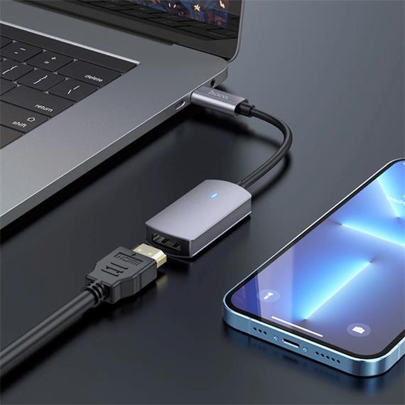 Hoco UA20 adaptador USB-C a HDMI 4K 30Hz