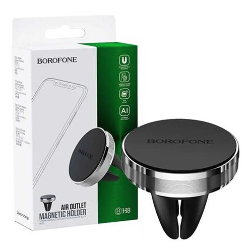Borofone BH8 Soporte Rejilla Magnético para Coche Plata