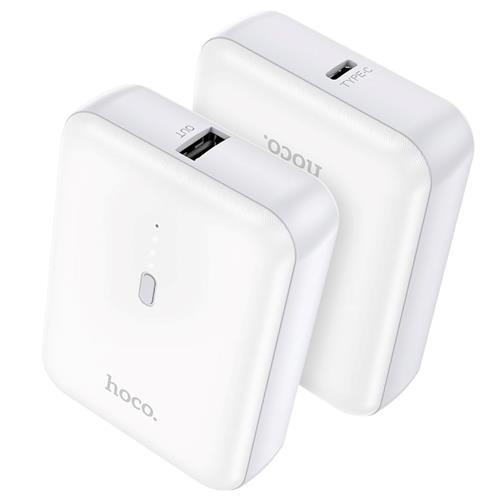 Powerbank 5.000 mAh salida USB-A, entrada USB-C Hoco J96 Blanco