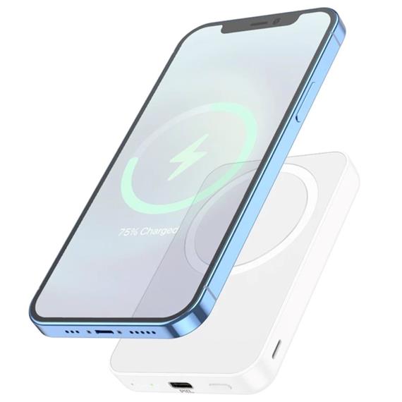 Powerbank 5.000 mAh 20W Hoco J109 Magsafe  Blanco